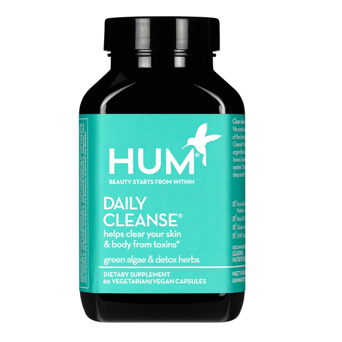 HUM Nutrition Daily Cleanse - Clear Skin & Body Detox Supplement (60-Ct)