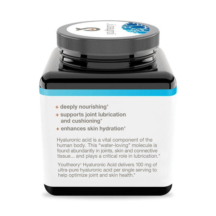 HYA.00323 Youtheory Hyaluronic Acid 120 Tablets Product Image - Left