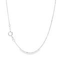 JT ESTATE 14K White Gold 18 Inches Box Chain