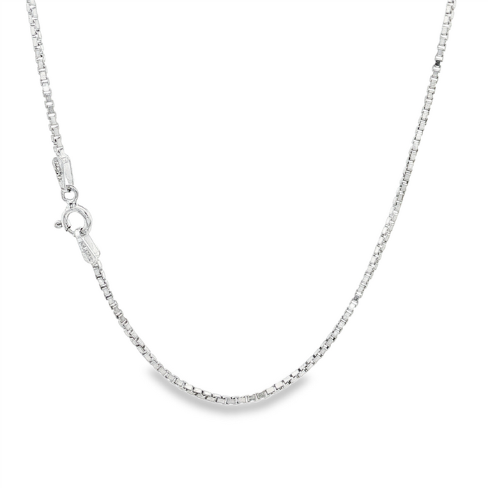 JT ESTATE Sterling Silver 16 Inches Box Chain