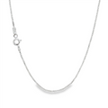 JT ESTATE Sterling Silver 18 Inch Twisted Box Chain