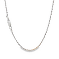 JT ESTATE  Sterling Silver 30 Inch Rope Chain