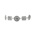 JT ESTATE Sterling Silver Filigree Link Bracelet