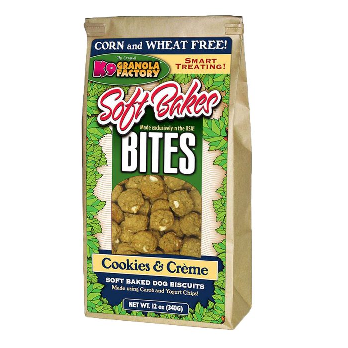 K9 Granola Factory Soft Bakes Bites, Cookies & Crème Recipe Dog Treats