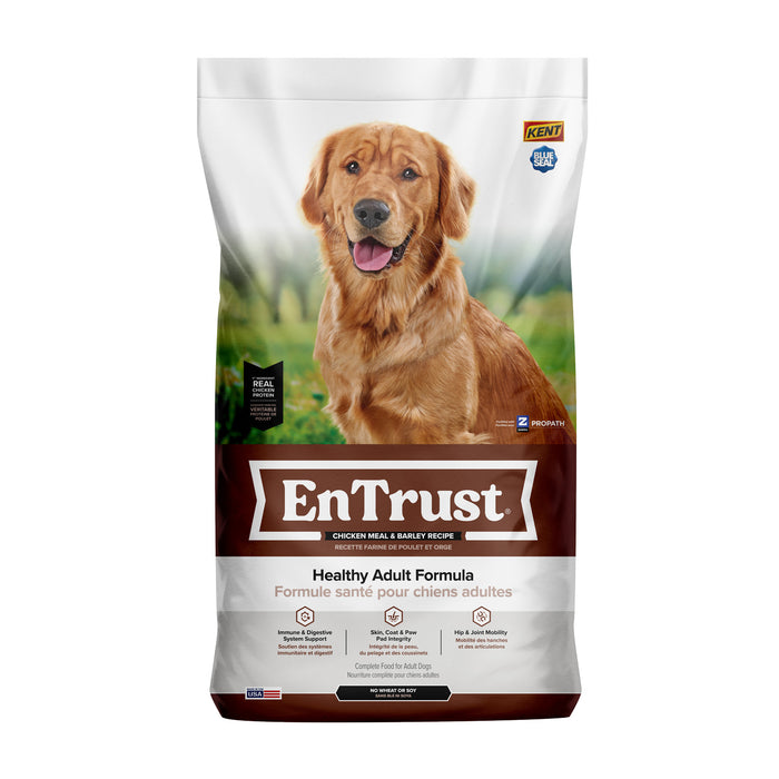 Kent Blue Seal EnTrust® Healthy Adult Chicken Meal & Barley Recipe Dog Food