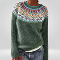 Knitted Sweater with Pattern
