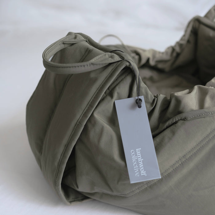 Lambwolf Collective - OLLA // PETITE PET CARRYCOT // DOG & CAT CARRIER: Camel