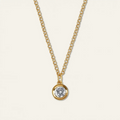 Large Bezel Charm Necklace