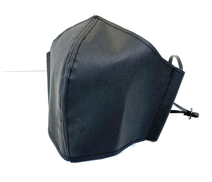 Leather Face Mask fabric face covering mask
