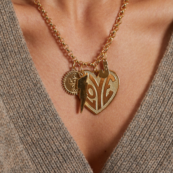 let go charm necklace