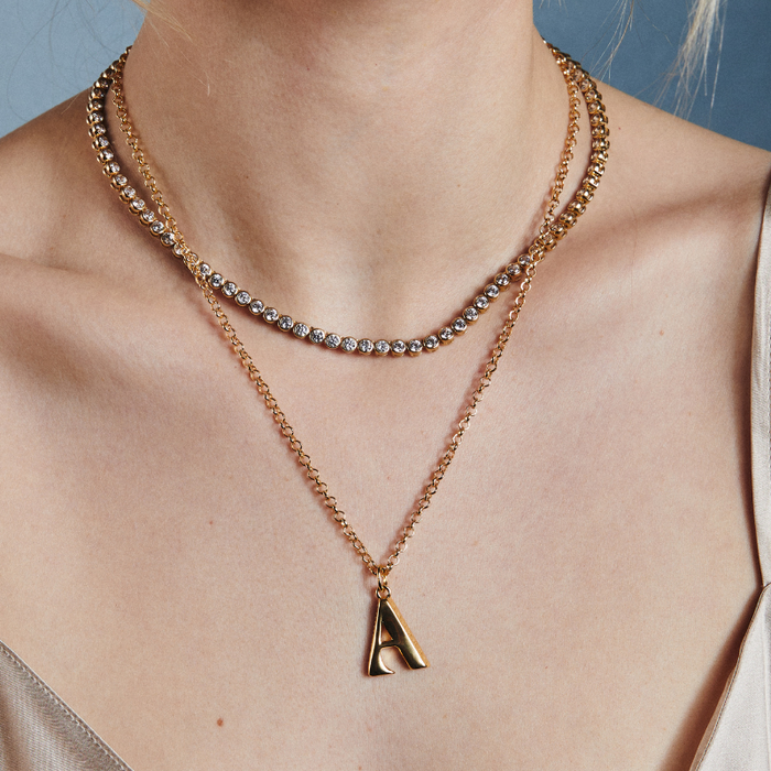 Letter A Necklace