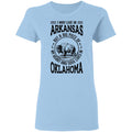 Live In Arkansas But A Big Piece Of My Heart And Soul Lives In Oklahoma  T- Shirt - T-shirt Teezalo