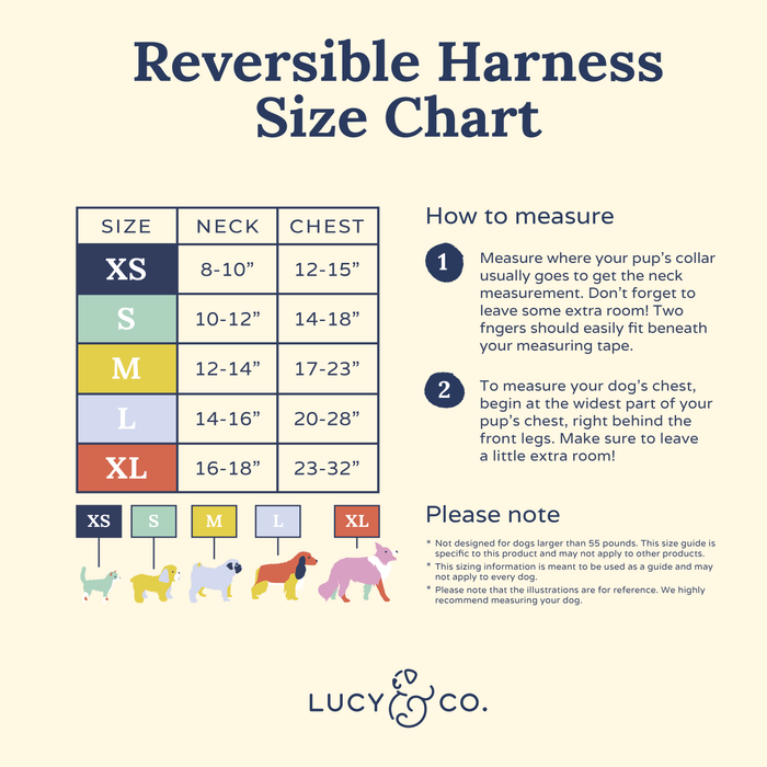 Lucy & Co. - Take a Bow Reversible Harness