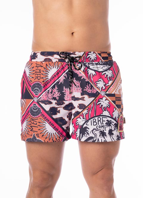 Maaji Sand Unisex Shorts - Ocean Puzzle