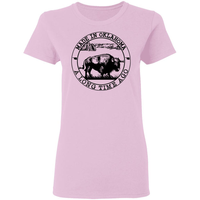 Made In Oklahoma A Long Time Ago T- Shirt - T-shirt Teezalo