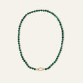 Malachite Knotted Gemstone Strand
