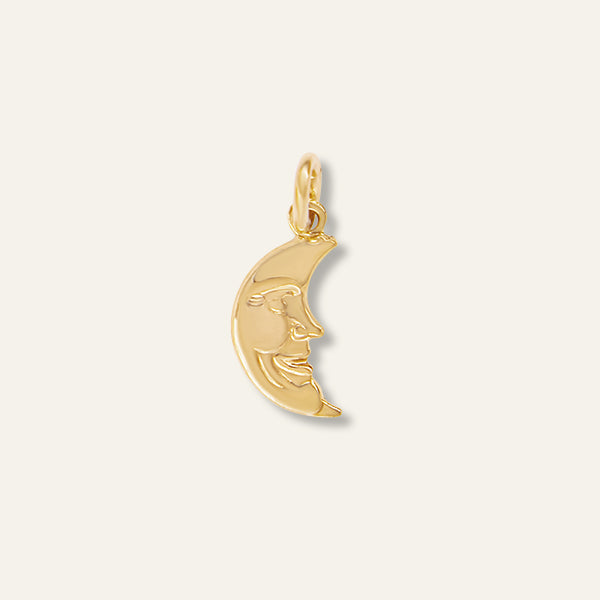 Man in the Moon Charm