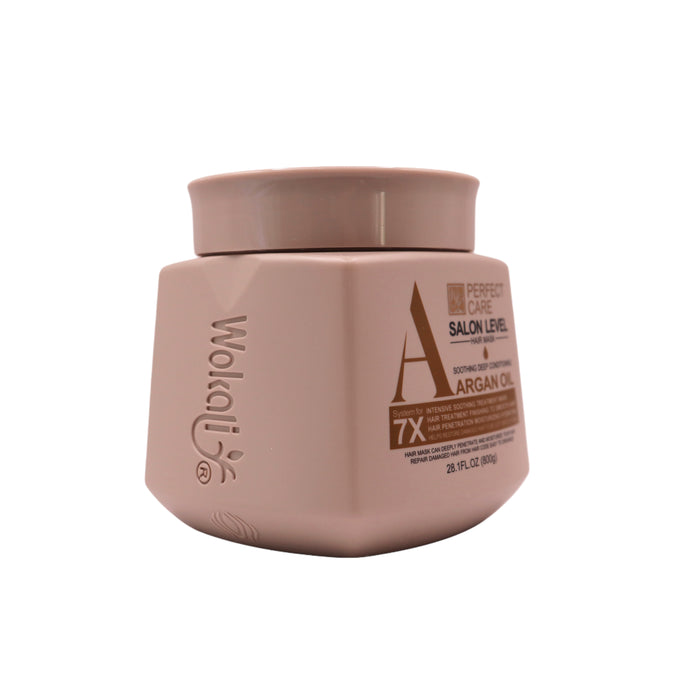Mască de păr profesională Fruit of the Wokali cu ulei de argan 800g AC107/108