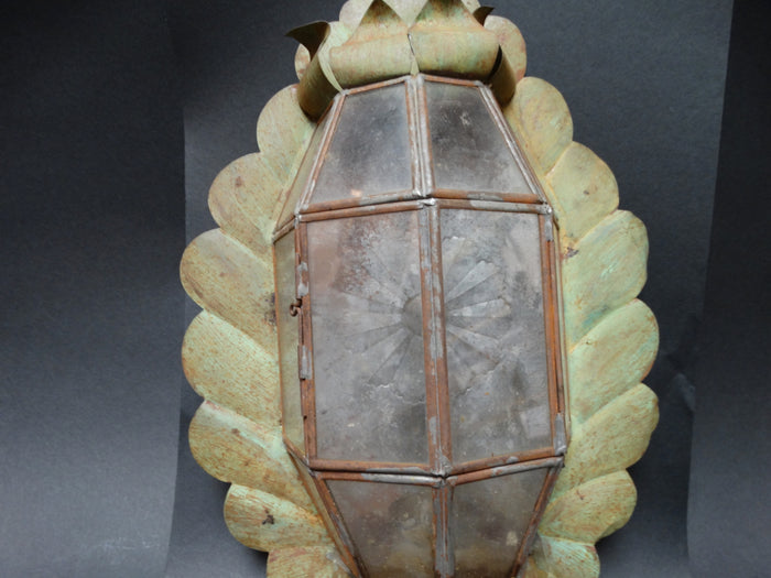 Mexican Tin Wall Sconce circa 1930s