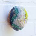 Midi Puff in Olive Wood Frame | Chartreuse in a New Way