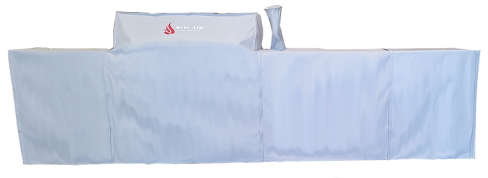 Mont Alpi 805 Island grill cover with beverage center