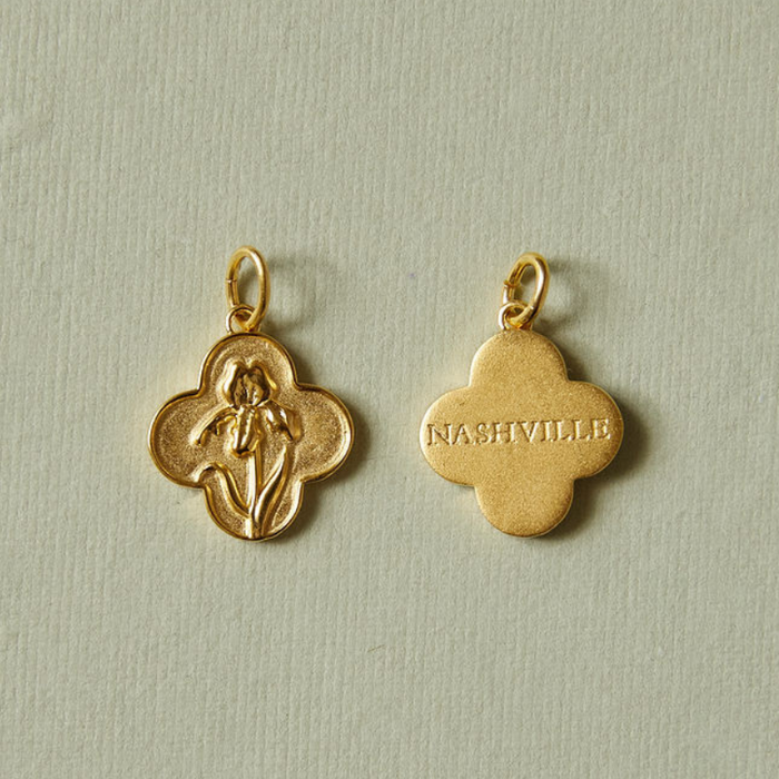 nashville iris charm