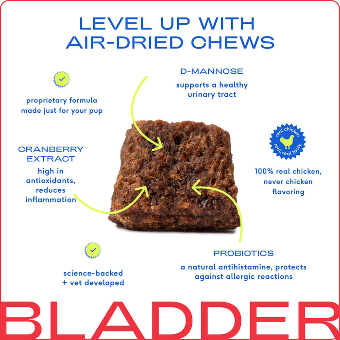 Native Pet - Cranberry Bladder Chews, Kidney & Urinary Supplement for Dog: 60ct