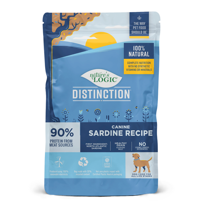 Nature's Logic Distinction® Canine Sardine Recipe Gluten Free Probiotic Dog Kibble