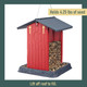 North States Village Collection Red Shed Birdfeeder