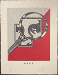 Obey Magnifying Glass - Red