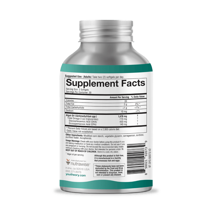 OFO.92073 Youtheory Ocean-Friendly Omega 60 Softgels Product Image - Right