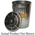 Omega Industrial OTSC-10 Trash Can 10 Gal Galvanized