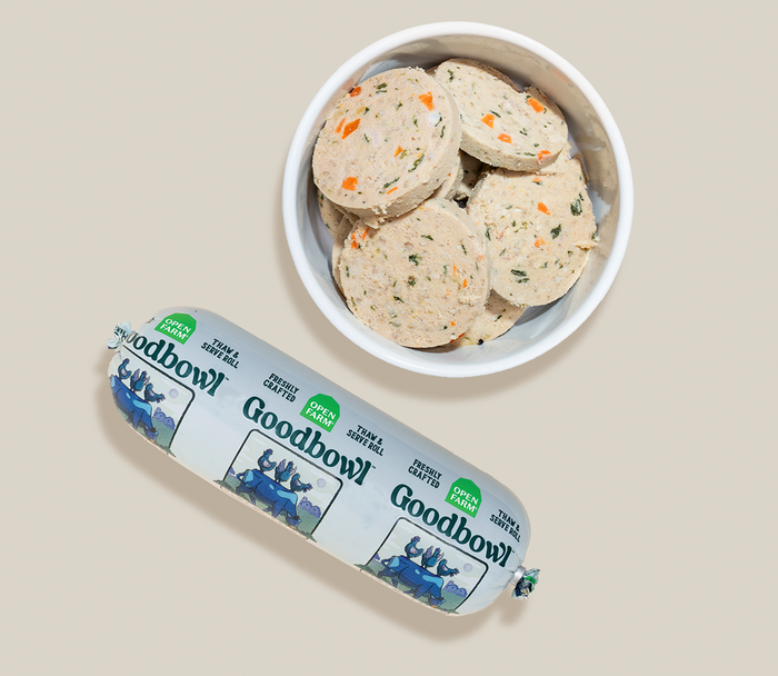 Open Farm Goodbowl Chicken & Grass-Fed Beef Freshly Crafted Roll for Dogs