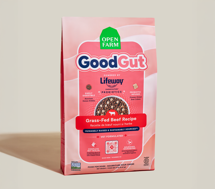 Open Farm GoodGut Grass-Fed Beef Dog Kibble