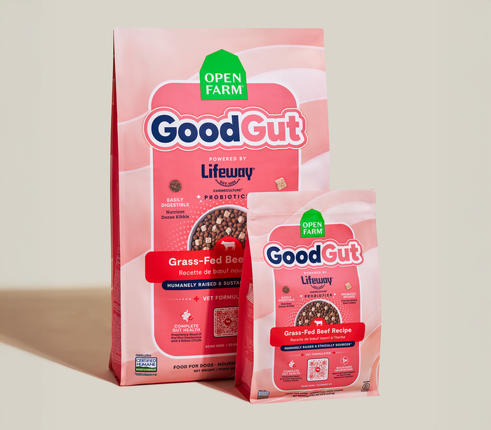 Open Farm GoodGut Grass-Fed Beef Dog Kibble