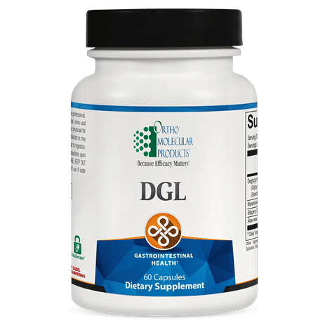 Ortho Molecular DGL 60 Capsules - The Oasis of Health