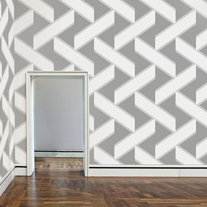 Overscale Accent Ash Wallcovering