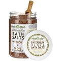 Patchouli & Clove Bath Salt Open Jar with Scoop