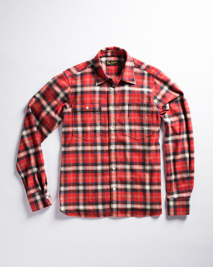 Pike Brothers 1937 Roamer Flannel Red