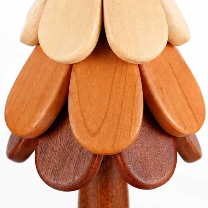 Pinecrest – Wooden Christmas Tree Trivet Set with Gravity-Fold Feathers