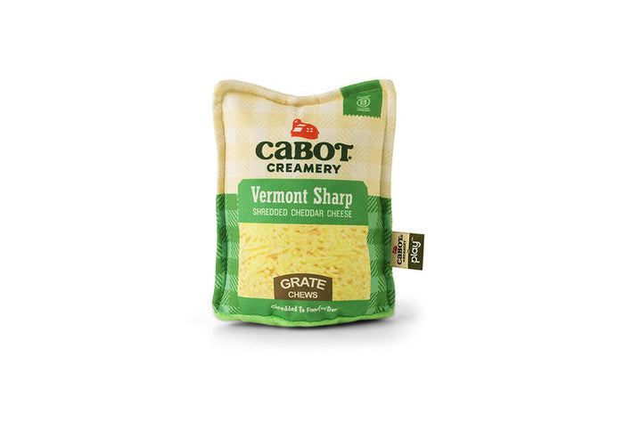 Play Pet Cabot Creamery x Play Vermont Cheddar Shredder Dog Toy