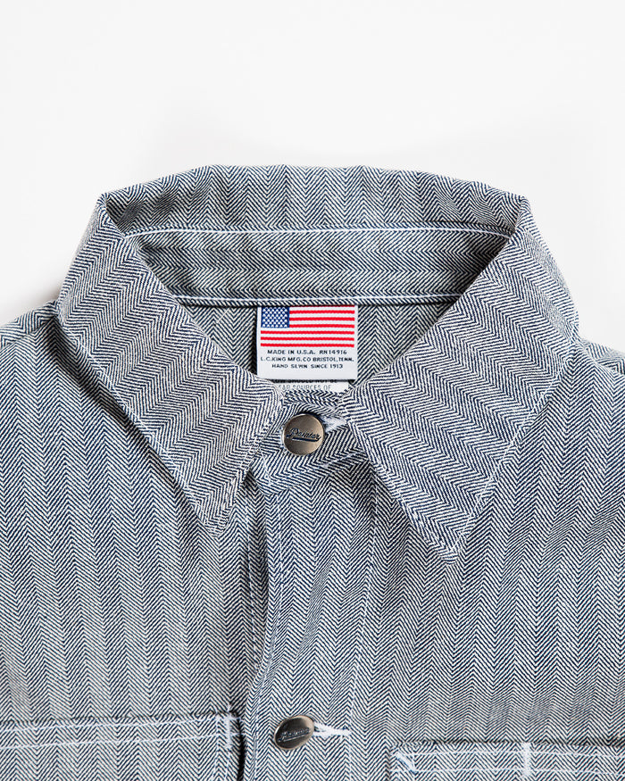 Pointer Brand Chore Coat Fisher Stripe