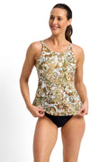Poolproof Hi Neck Mastectomy Singlet - Dreamer