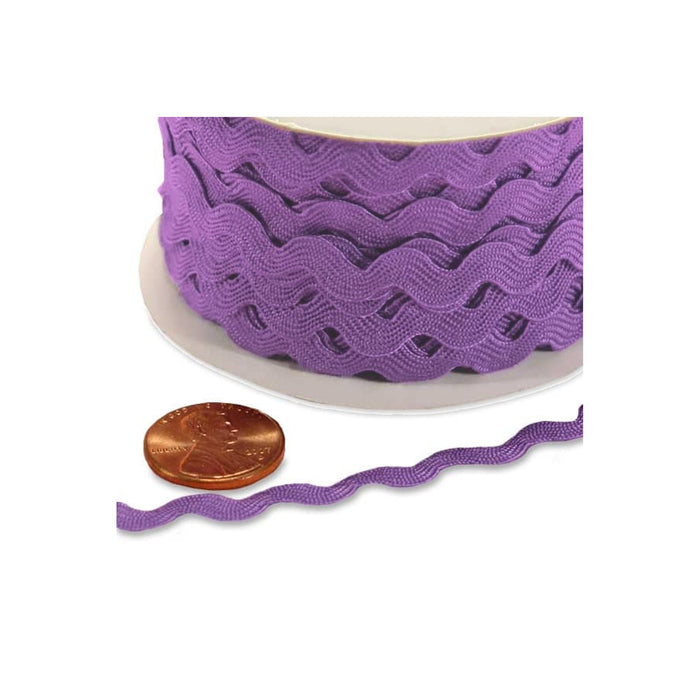 Purple Rick Rack | Purple Ric Rac Trim - 5mm x 25 Yards (pm5824580)