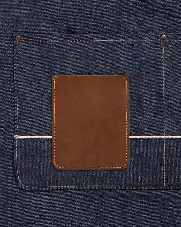 Red Clouds Collective Winston Apron Selvedge Denim