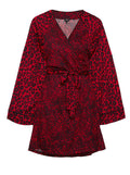 Red Robe, Bella Printed Robe