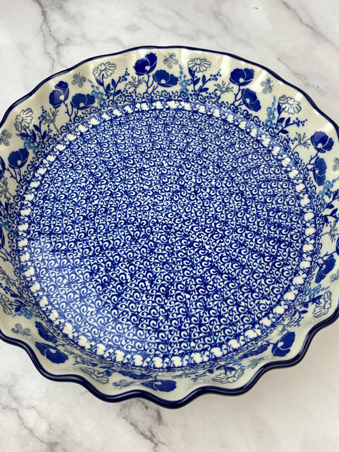 Ruffled Pie Plate / Round Baker  - Shape 636 - Pattern 2902