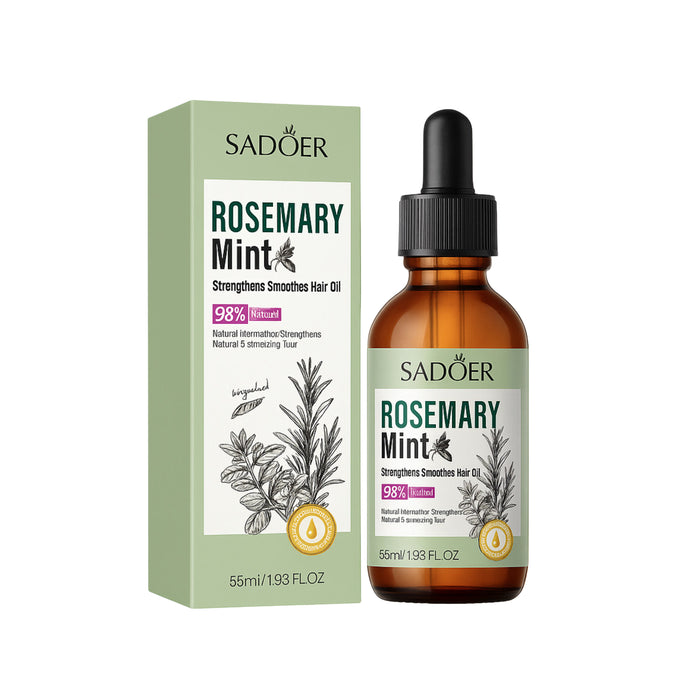 Sadoer – Ulei pentru păr cu rozmarin și mentă, 55 ml. SD49605