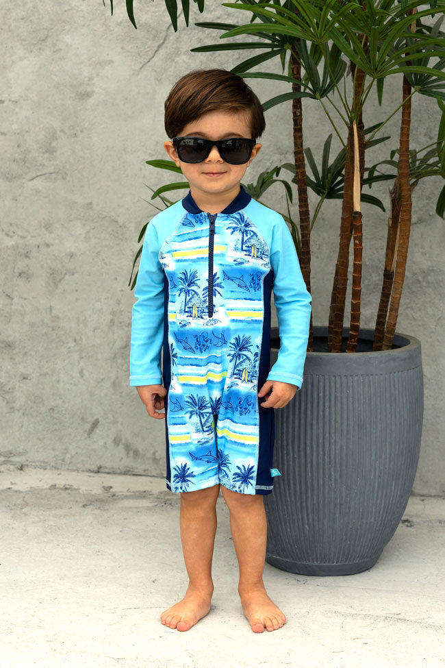 Salty Ink Boys Onesie - Shipwrecked