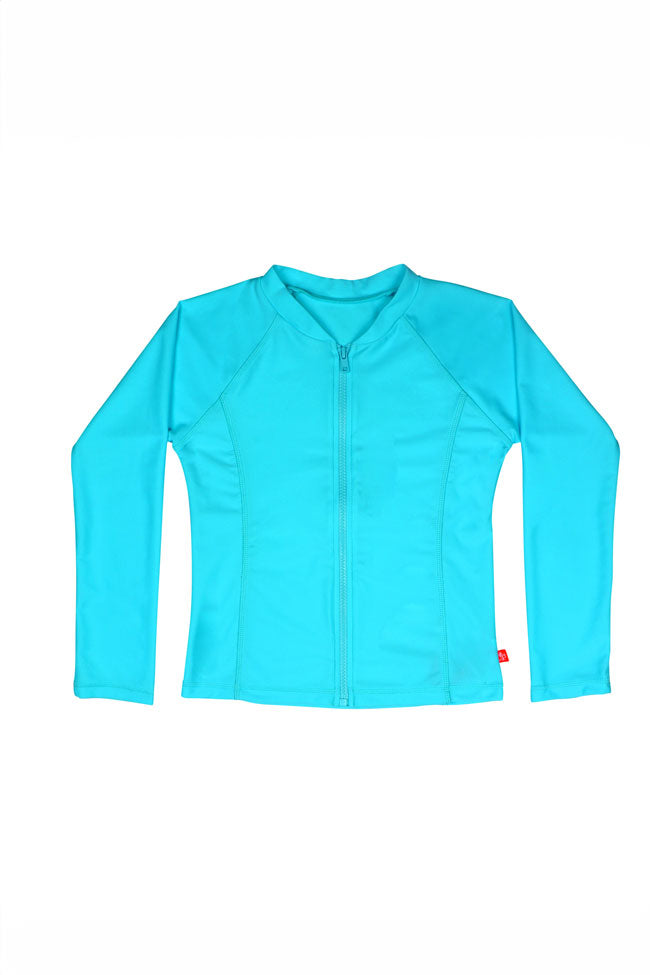 Salty Ink Girls Long Sleeve Rashvest - Salty Plains